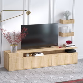 Hanah Home Alika Mueble de TV Roble